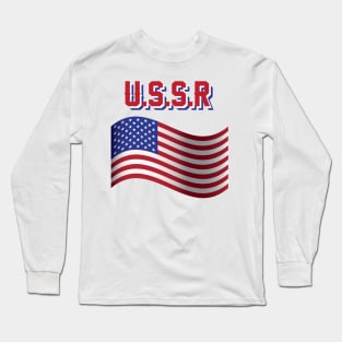 U.S.S.R Flag Long Sleeve T-Shirt